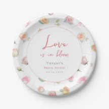 El amor está en flor Jardín floral ducha de novia