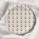 Plato De Papel El amor está preparando la ducha de novia Espresso<br><div class="desc">Celebra a la futura novia con una moda "El amor se está preparando" espresso martini chapa de novia.</div>