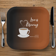 El amor está preparando terracota y ducha de novia