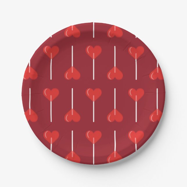 Plato De Papel El amor picante hunde al rojo (Anverso)
