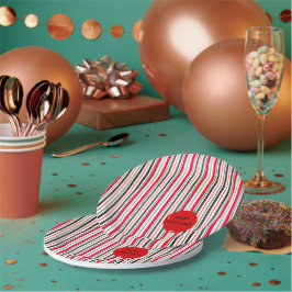 Plato De Papel El Amor Y La Alegría Vienen A Tu Fiesta De Vacacio