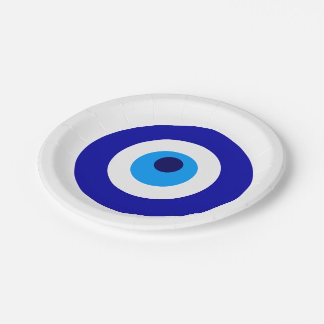 Plato De Papel El amuleto turco llamó Nazar (Angular)