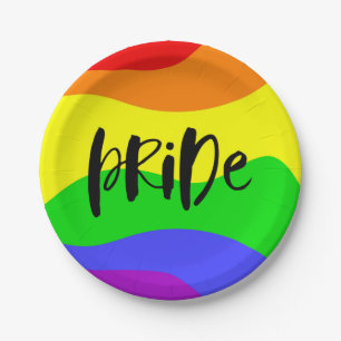 Plato De Papel El arco iris del orgullo moderno