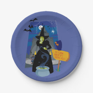 Plato De Papel El Asistente De Oz™ La Bruja Malvada