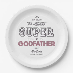 Plato De Papel El auténtico superpadrino