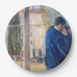 Plato De Papel El beso (de Edvard Munch)