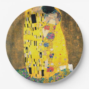 Plato De Papel El beso de Gustav Klimt