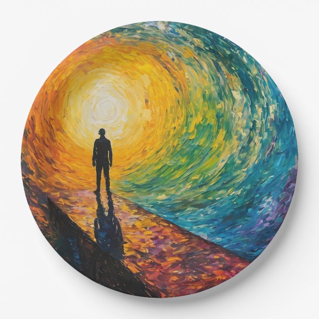 Plato De Papel El borde de la dimensión (Anverso)