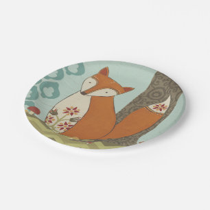 Plato De Papel El bosque Whimsy IV