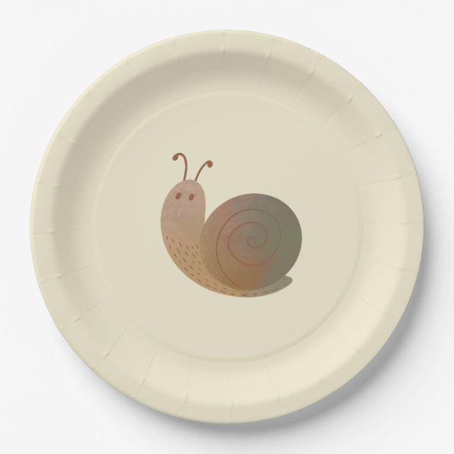 Plato De Papel El buen caracol (Anverso)