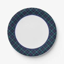 Plato De Papel El Clan Mackenzie Modern Tartan