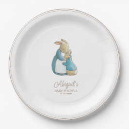 Plato De Papel El clásico Baby Shower Peter the Rabbit