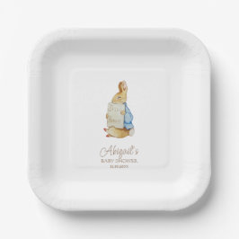 Plato De Papel El clásico Baby Shower Peter the Rabbit