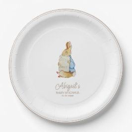 Plato De Papel El clásico Baby Shower Peter the Rabbit