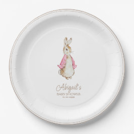 Plato De Papel El clásico Baby Shower Peter the Rabbit