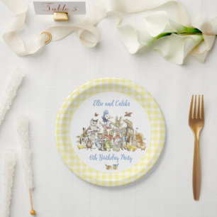 Plato De Papel El clásico Peter the Rabbit Birthday Party