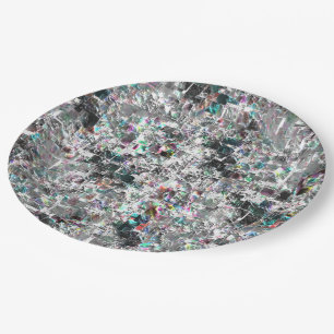 Plato De Papel El color se parece al de los recortes de dvd cuadr