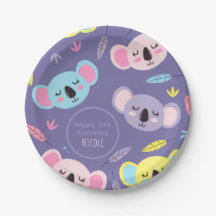 El colorido patrón de Koala Quinto Cumpleaños de l