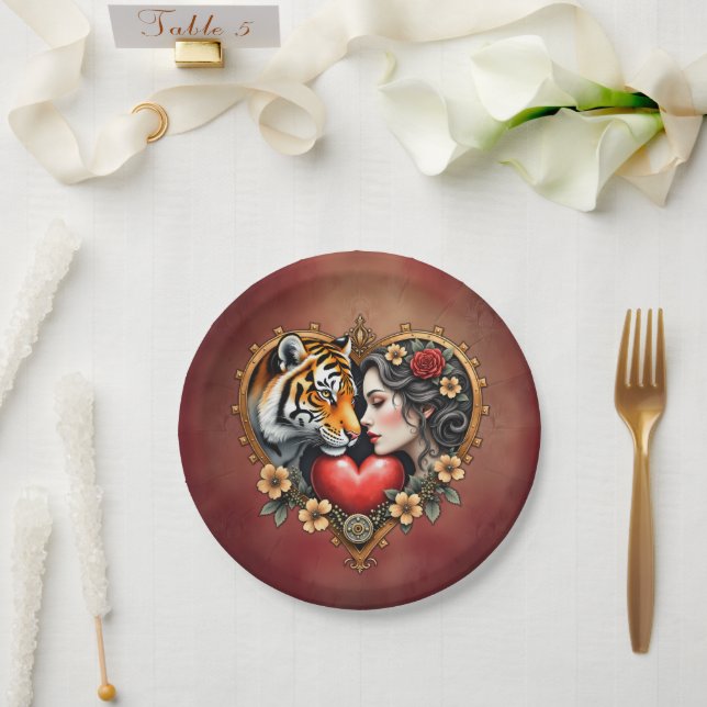 Plato De Papel El corazón del desierto oculto, (Boda)