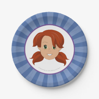 Plato De Papel El crecer con la abadía y la placa del fiesta de