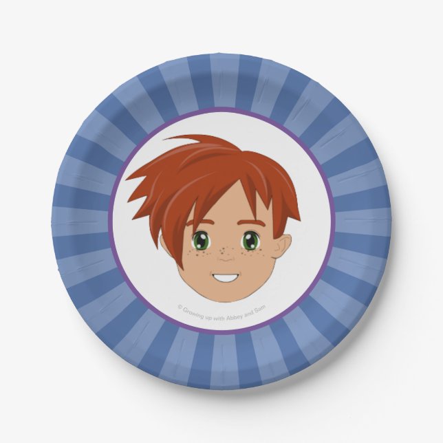 Plato De Papel El crecer con la abadía y las placas del fiesta de (Anverso)