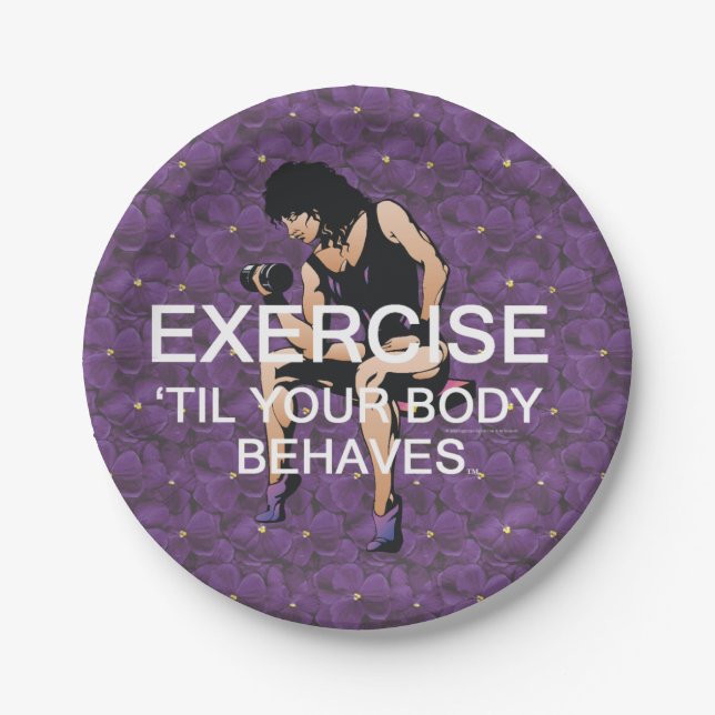 Plato De Papel El cuerpo SUPERIOR se comporta (Anverso)