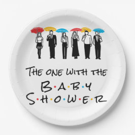 Plato De Papel El de la Baby Shower