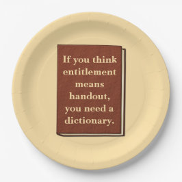 Plato De Papel El derecho no es una donación