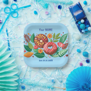 Plato De Papel El día de San Valentín de aula no hace flor person