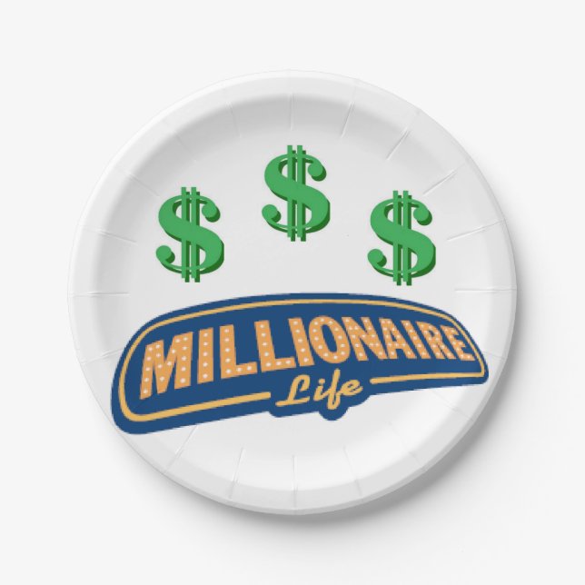 Plato De Papel El dinero de las placas de papel (Anverso)