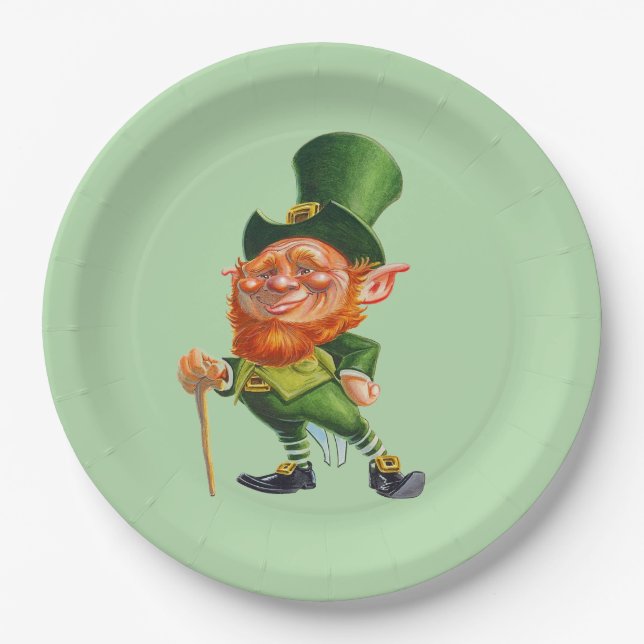 PLATO DE PAPEL EL DUENDE CUQUITO  (Anverso)