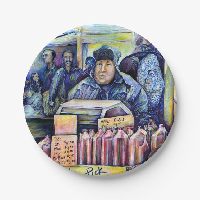 Plato De Papel Él Escuchó, Lo Que Vi (Anverso)