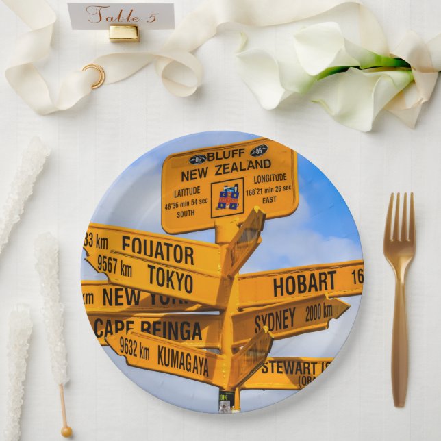 Plato De Papel El final del camino (Boda)