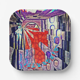 Plato De Papel El futuro del arte retro de mañana