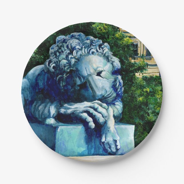 Plato De Papel El gato que se comió el Canario (Anverso)