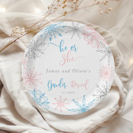 Plato De Papel El género de los copos de nieve le revela