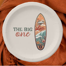 Plato De Papel El gran cumpleaños tropical de los surfistas hawai