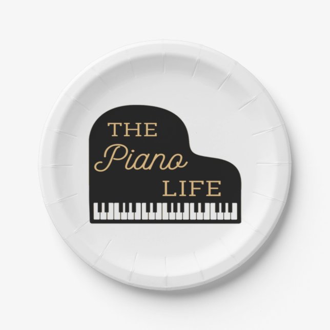 Plato De Papel El gran piano (Anverso)