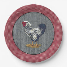 El granero atado plata del gallo de Wyandotte sube