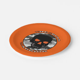 Plato De Papel El guerrero del cráneo