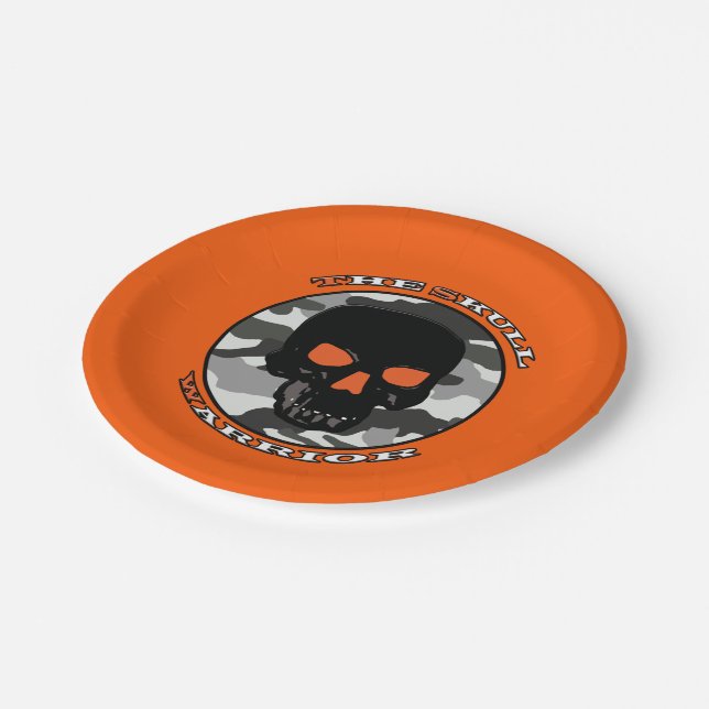 Plato De Papel El guerrero del cráneo (Angular)