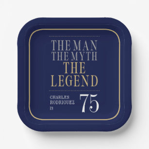 Plato De Papel El Hombre El Mito La Leyenda 75 Cumpleaños