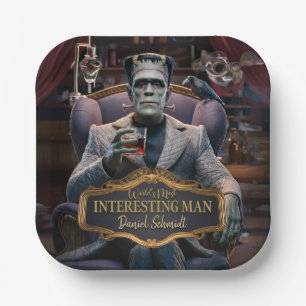 Plato De Papel El hombre más interesante del mundo, personalizado