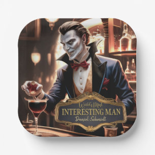 Plato De Papel El hombre más interesante del mundo, personalizado