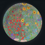 Plato De Papel El jardín de la granja Gustav Klimt con girasoles<br><div class="desc">El jardín de la granja de Gustav Klimt con placas de papel de girasol.</div>