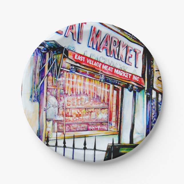 Plato De Papel El Jardín de la Sabiduría de la Aldea Oriental (Anverso)