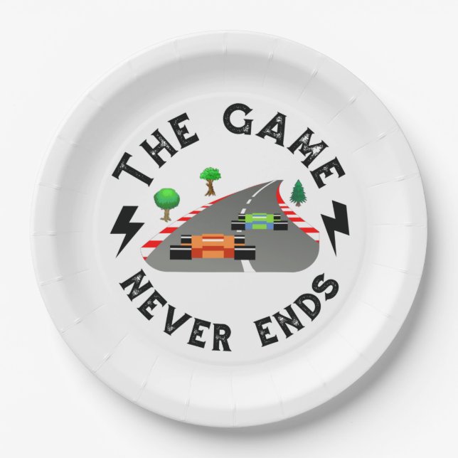 Plato De Papel El juego nunca termina (Anverso)