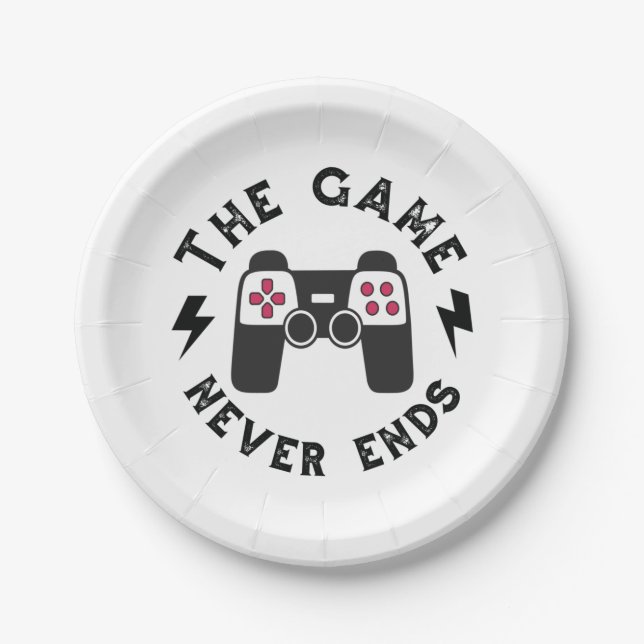 Plato De Papel El juego nunca termina (Anverso)