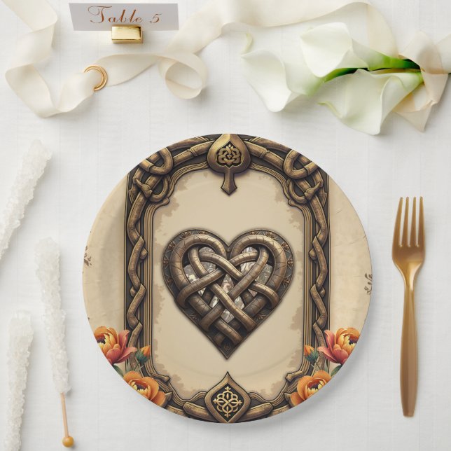 Plato De Papel El latido del corazón de los dioses antiguos: (Boda)