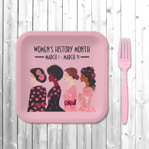 Plato De Papel El mes de la historia de la mujer en todo el mundo
